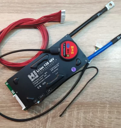 BMS SMART 13S 48V 80А з Bluetooth і датчиком температури, контролер захисту заряду розряду батареї, PCM плата захисту батареї Li-ion, Lifepo4, Lto. Плата захисту заряду розряду BMS 13S 48V 48V 80А